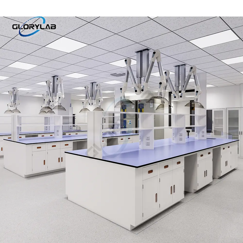 Metal Science Laboratory Furniture Lab Table in Typical
